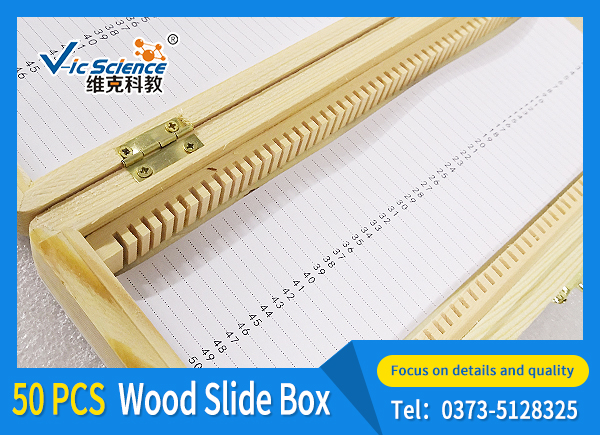 50 pieces of wood slide box