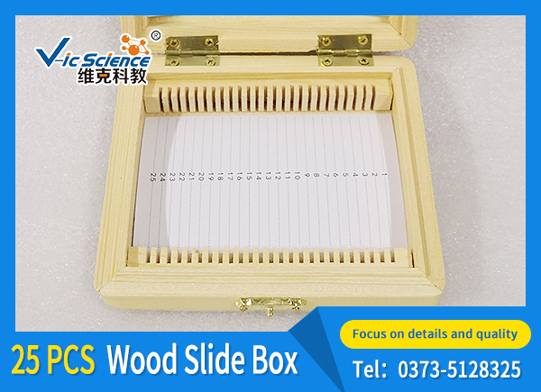 25 pieces of wood slide box