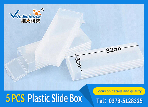 5 pieces of plastic slide box